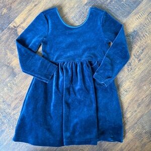 Hannah Anderson 3T Velvet Blue twirl dresss